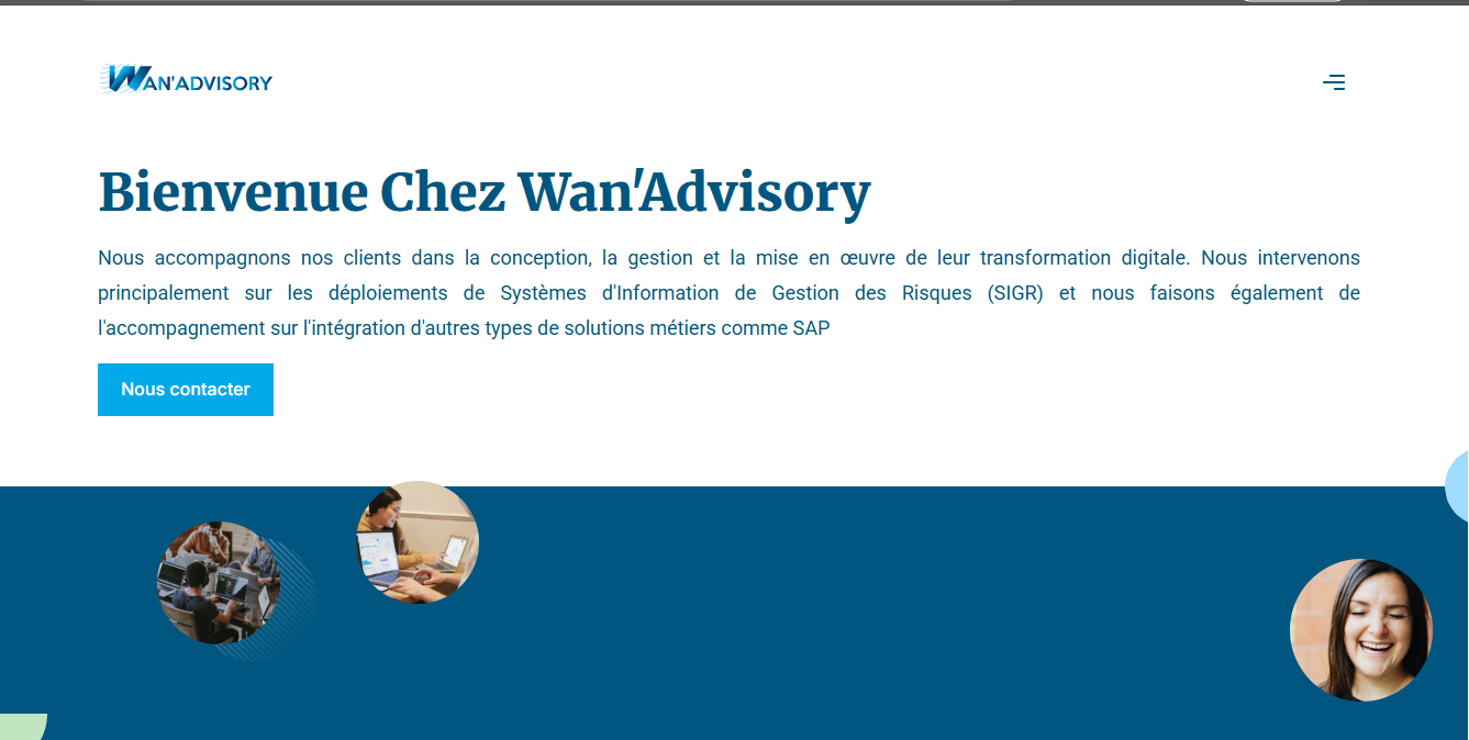 Wan’Advisory - Site vitrine